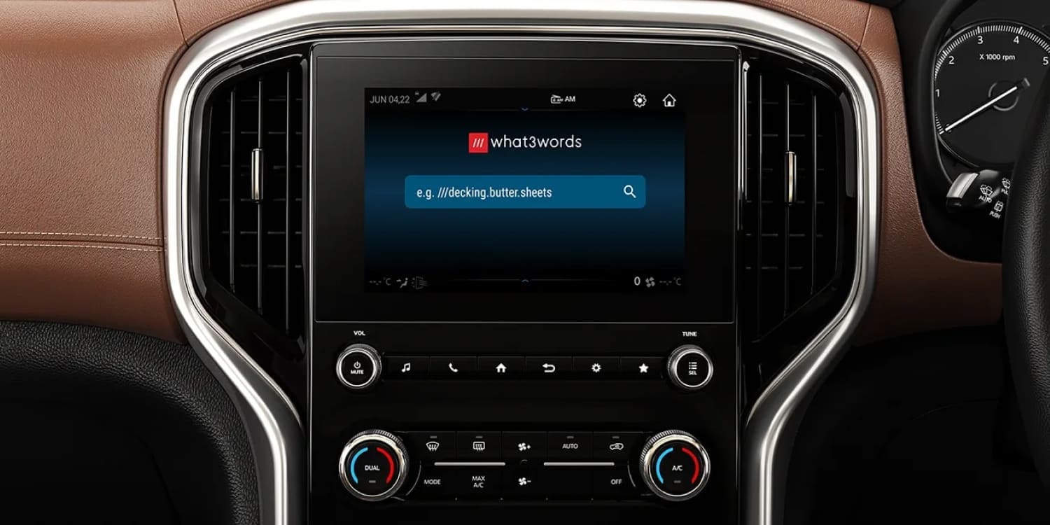 Navigate With Alexa Enabled -what3words
