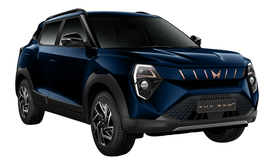MAHINDRA  XUV 3X0 EV BLUE COLOUR