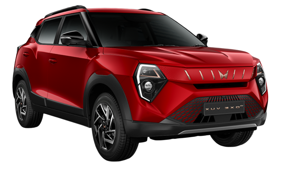 MAHINDRA  XUV 3X0 EV RED COLOUR